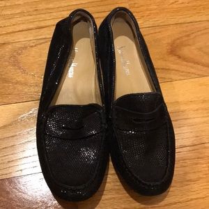*NEW* Neiman Marcus Black Sequined Loafers